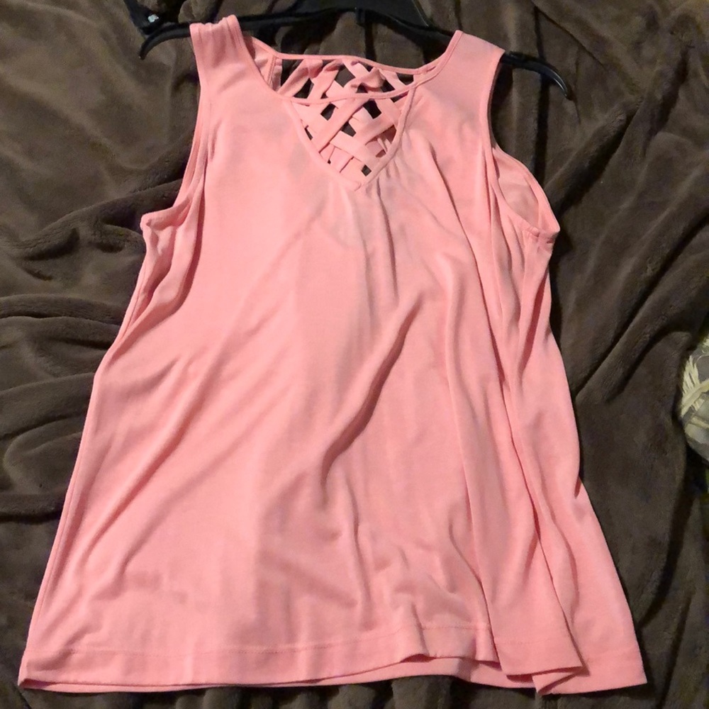 Pink tank top